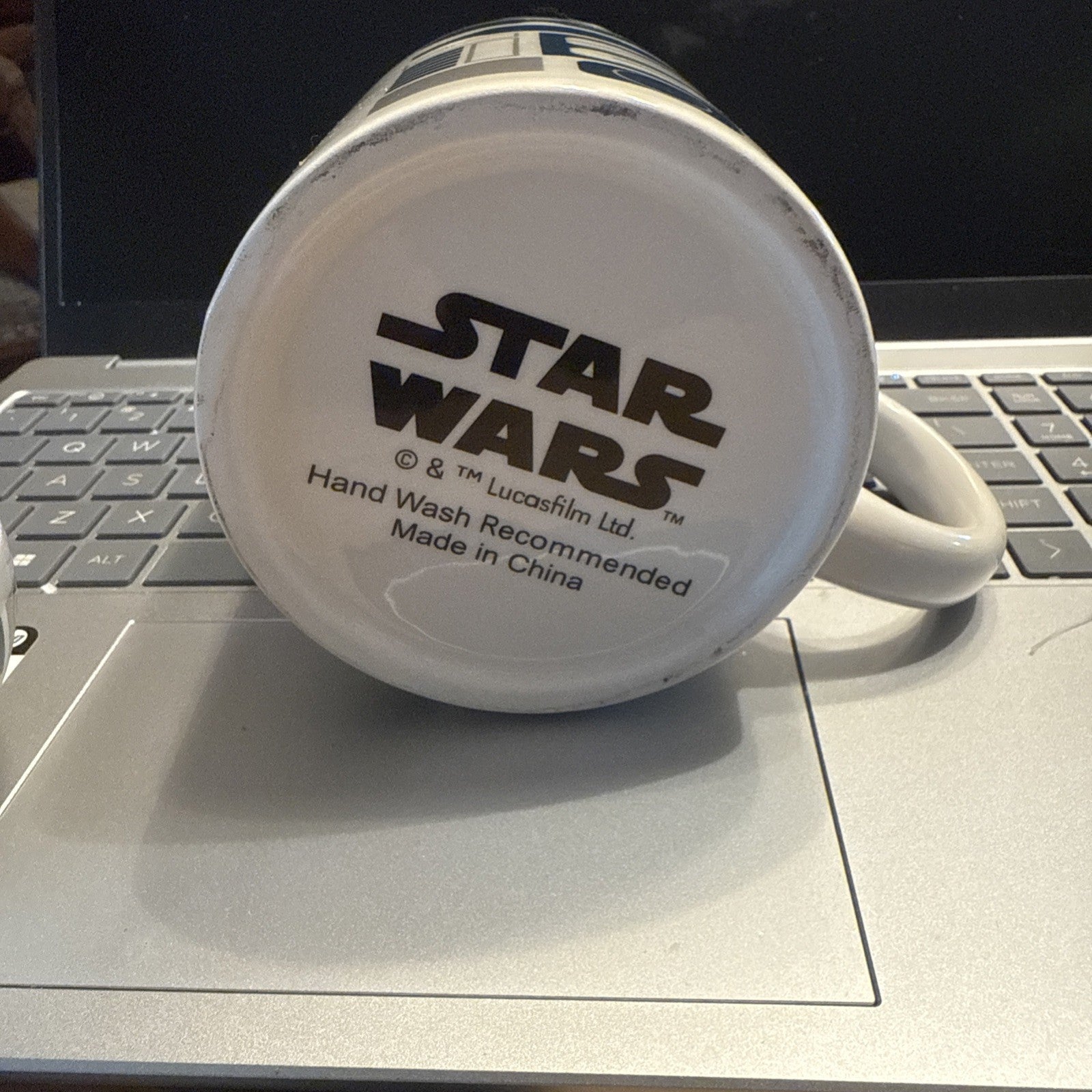 Star Wars R2- D2 Ceramic Big Coffee Mug With Lid- Collectible BIN 93