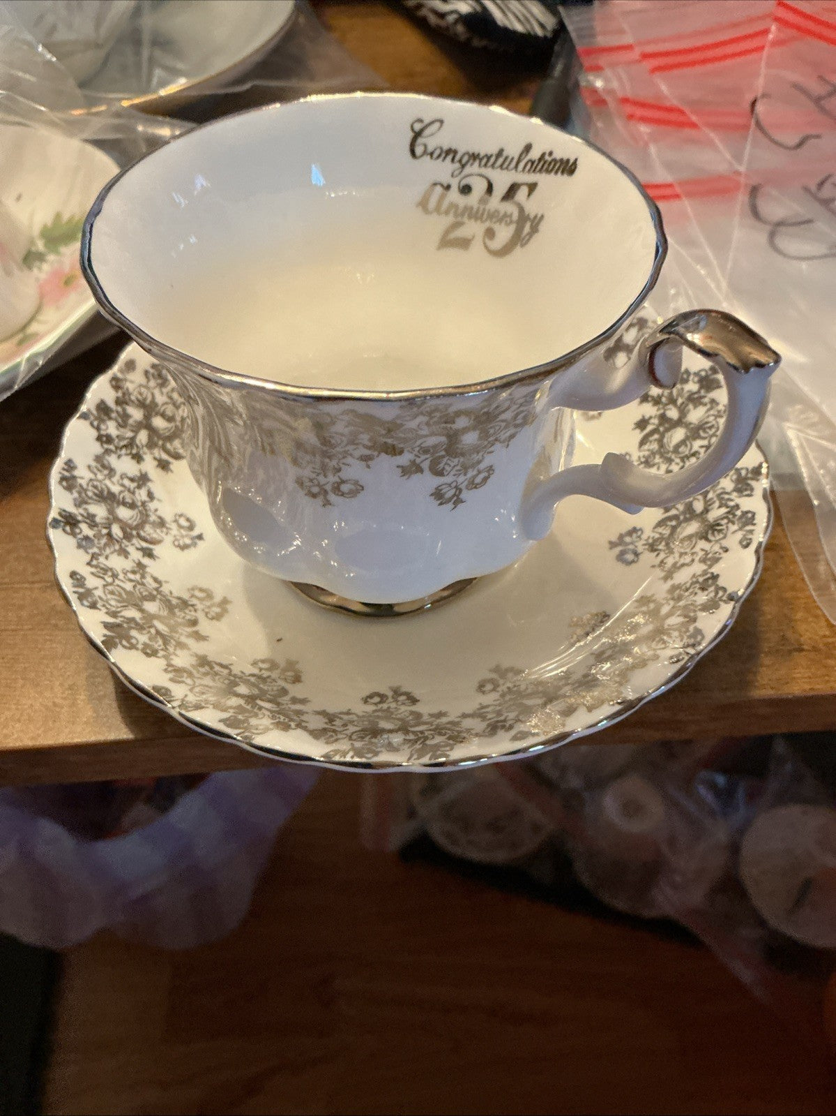 Vintage Royal Albert Cup & Saucer England Bone China CHN 070