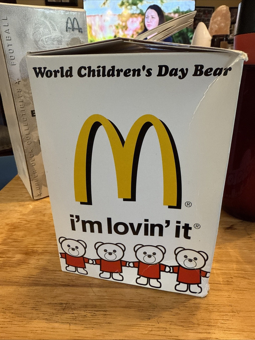 Plush Teddy Bear -World Children's Day Bear from McDonald's BIN 233