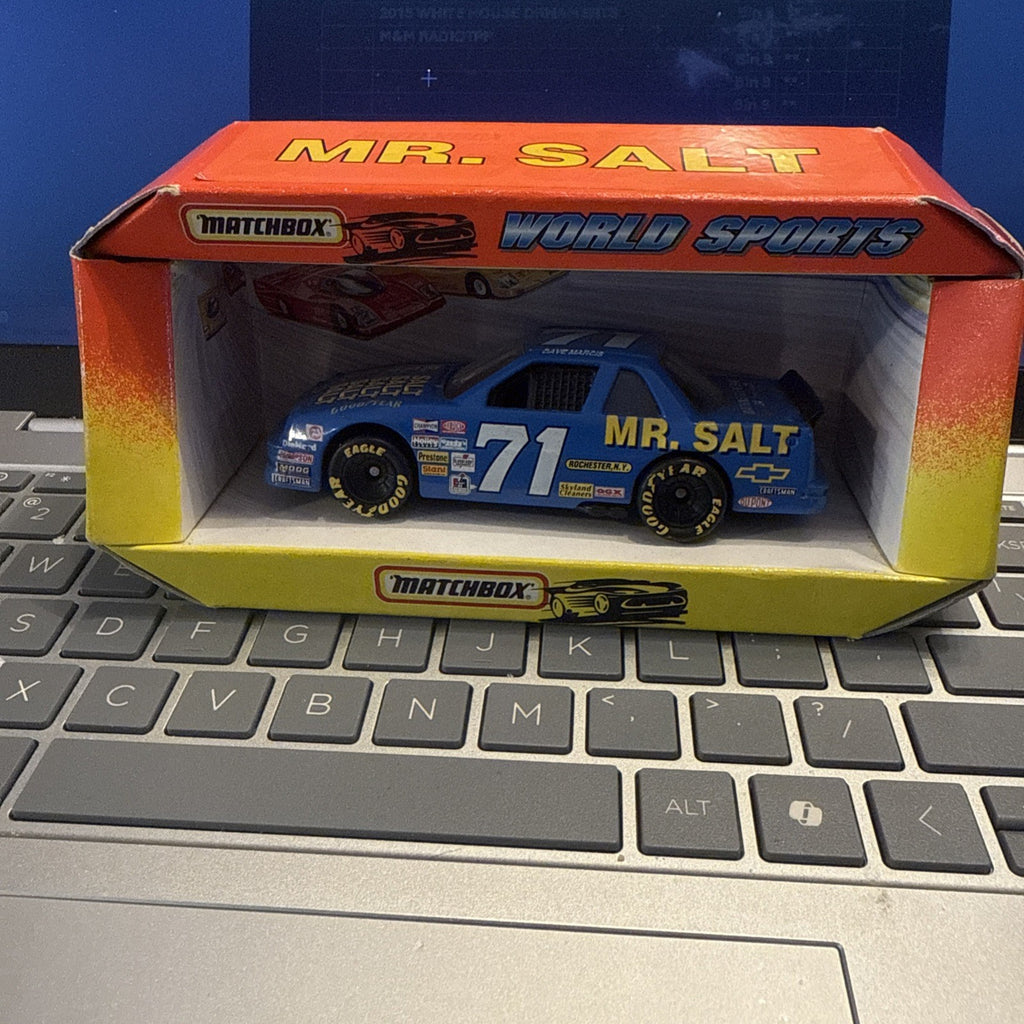 Matchbox Sports #71 DAVE MARCIS MR. SALT Rochester N.Y. Chevy Lumina 1/43 BIN 90