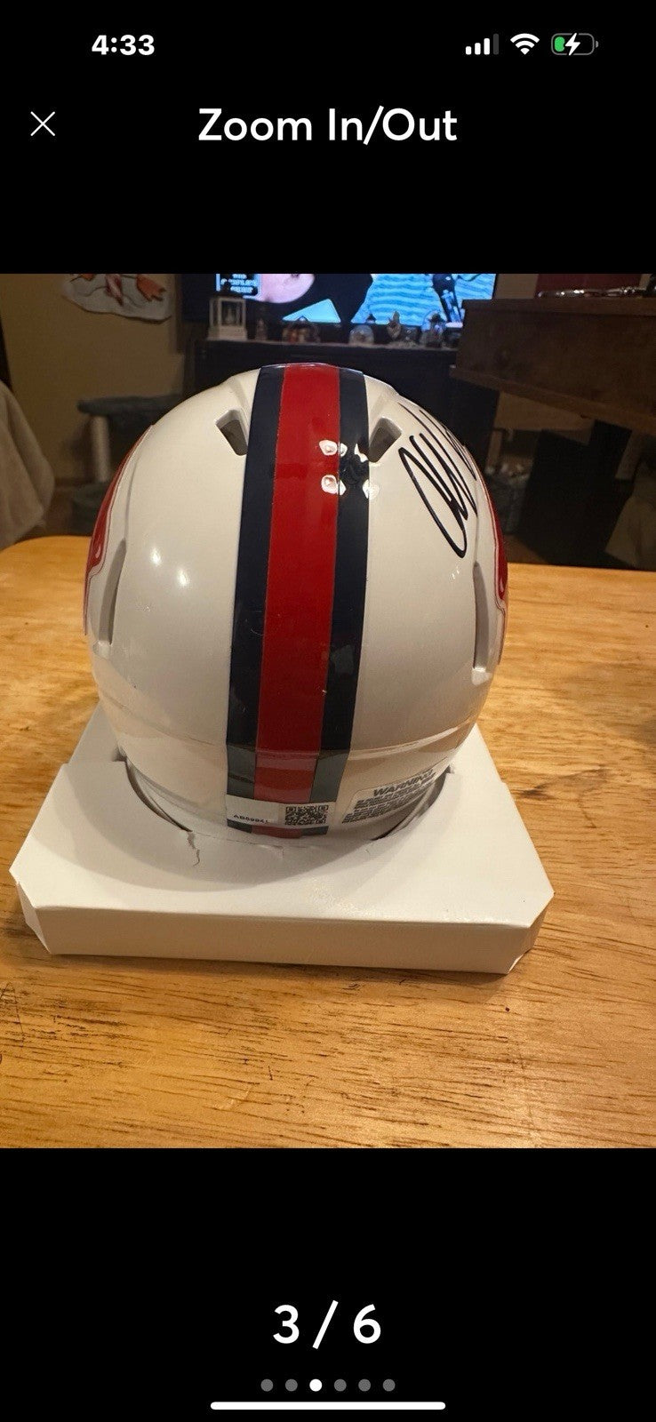 O’cyrus Torrence - Signed Buffalo Bills Speed Mini Helmet TSE COA1