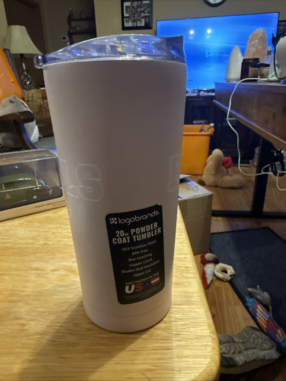 LOGOBRAND - Buffalo Bills 20oz Fashion Color Powder Coat Pink Tumbler -  BIN 990