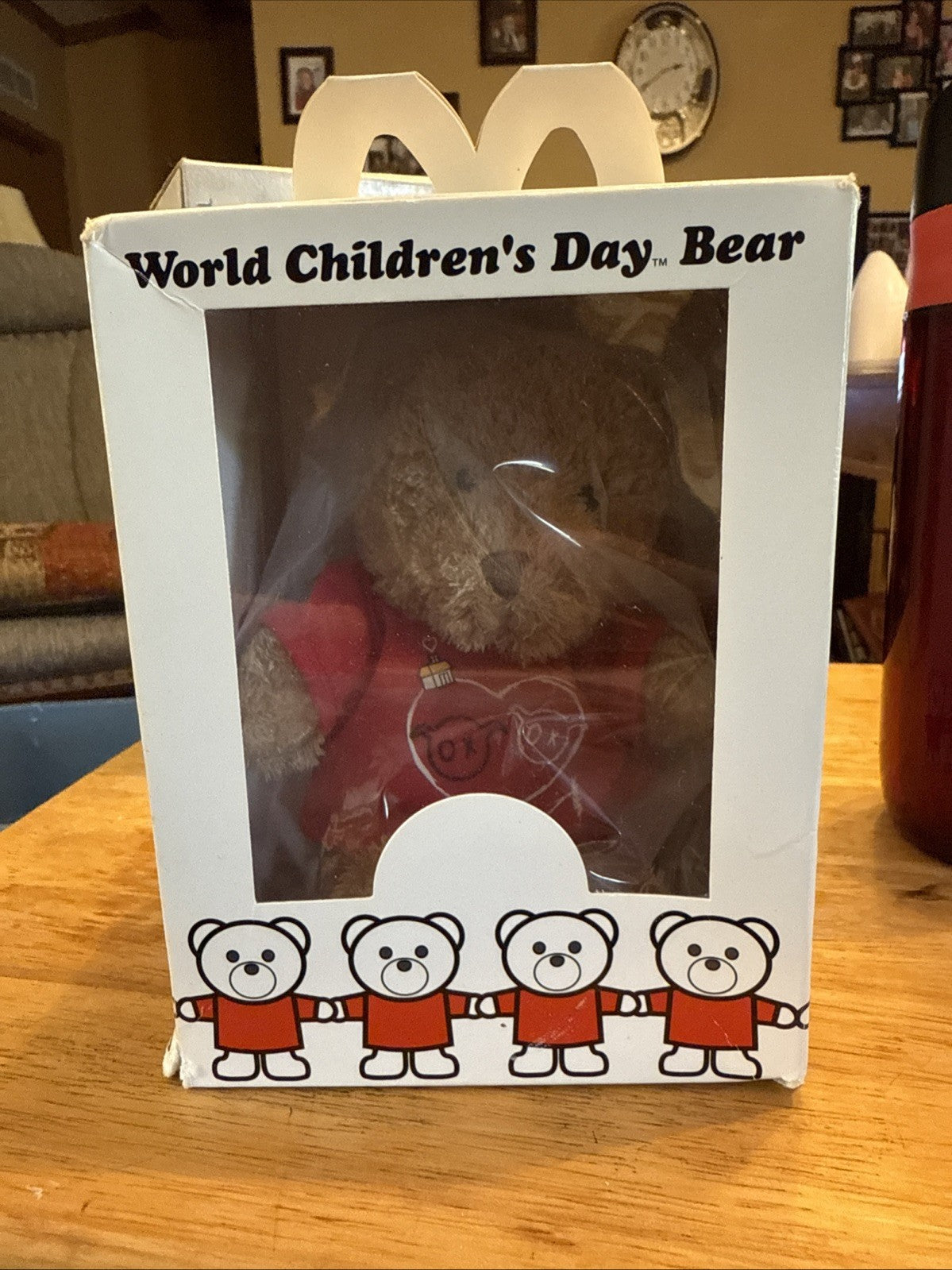 Plush Teddy Bear -World Children's Day Bear from McDonald's BIN 230
