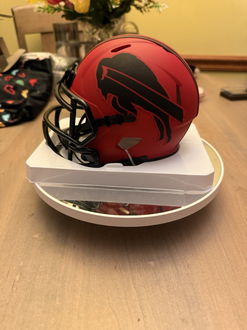 James Lofton/Marv Levy Autographed Buffalo Bills Rave Mini Helmet, HOF INSC TSE2