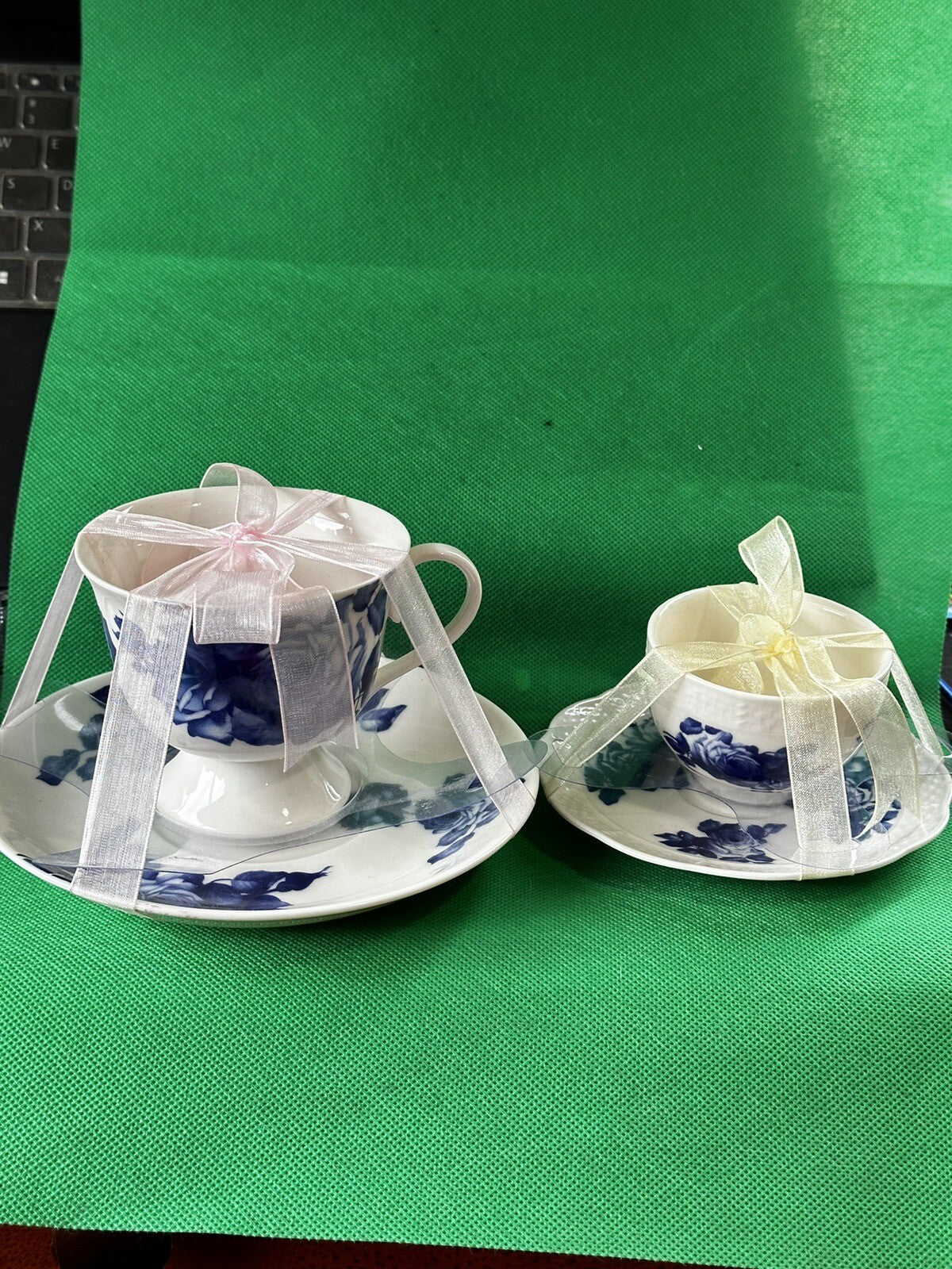 (3) Nantucket Home Floral Cup & Saucer New CHN 58;0