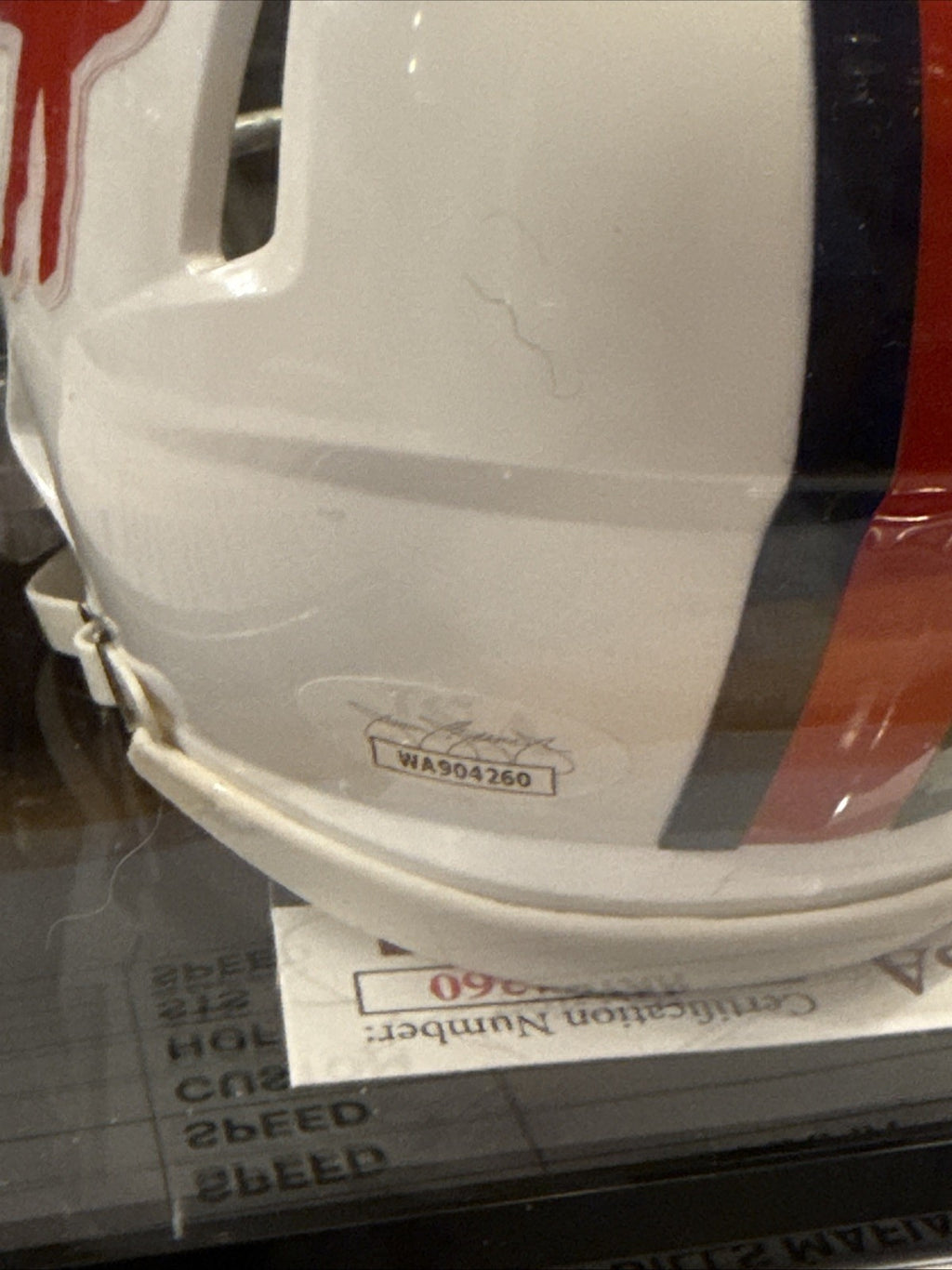 OJ Simpson Signed Buffalo Bills NFL Mini Helmet MVP Inscription JSA1