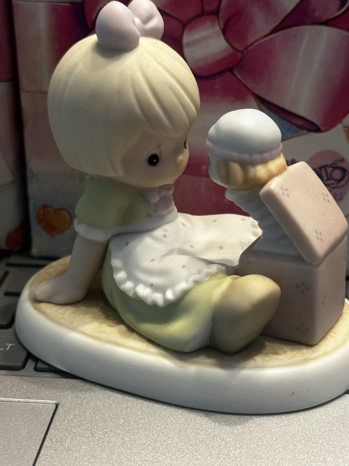 2 Enesco Precious Moments “Little Moments” 524034 & 692107 Figurines in Box XMAS4