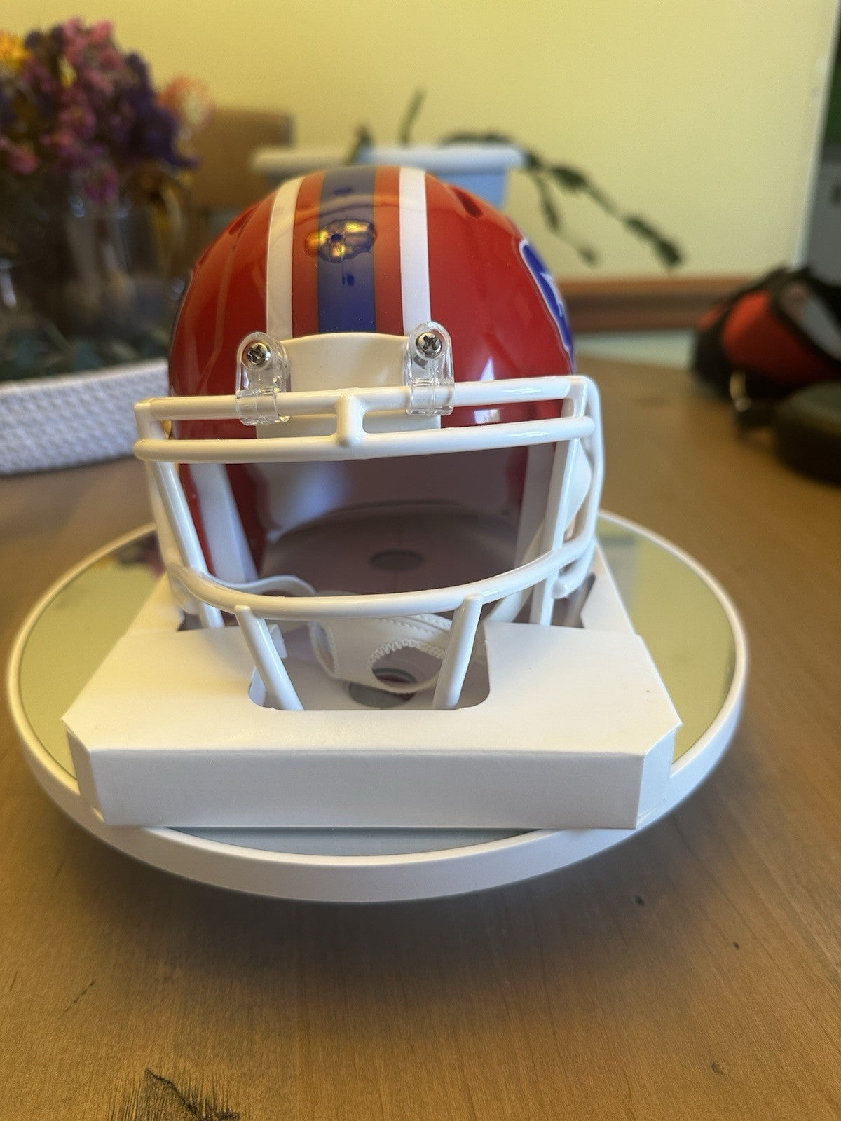 Scott Norwood Signed Auto Bills Mini Helmet With BAS COA1