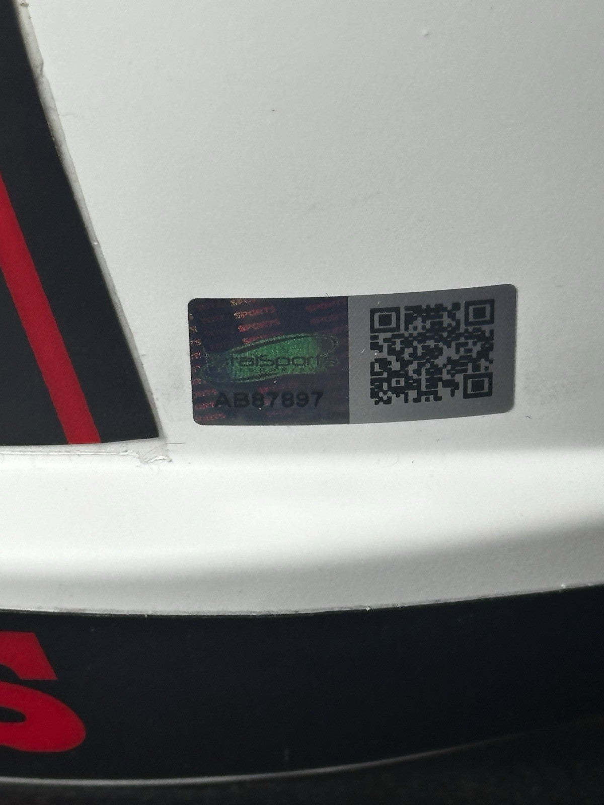 BUFFALO BILLS GREG ROUSSEAU SIGNED Lunar Eclipse F/S  REP HELMET Inscription COA3