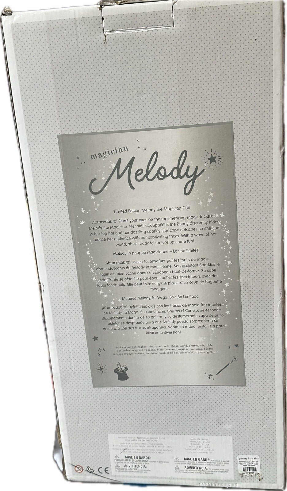 Pottery Barn Kids Melody Magician Götz Doll Special Edition NWT CLO1