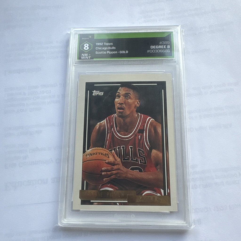 1992-93 Topps Gold Scottie Pippen #389  NM-MINT GRADE 80