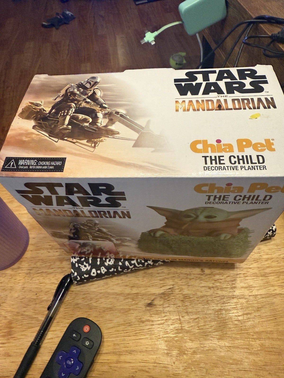 Star Wars Grogu The Child In Mando's Satchel Chia Pet The Mandalorian Disney NEW1