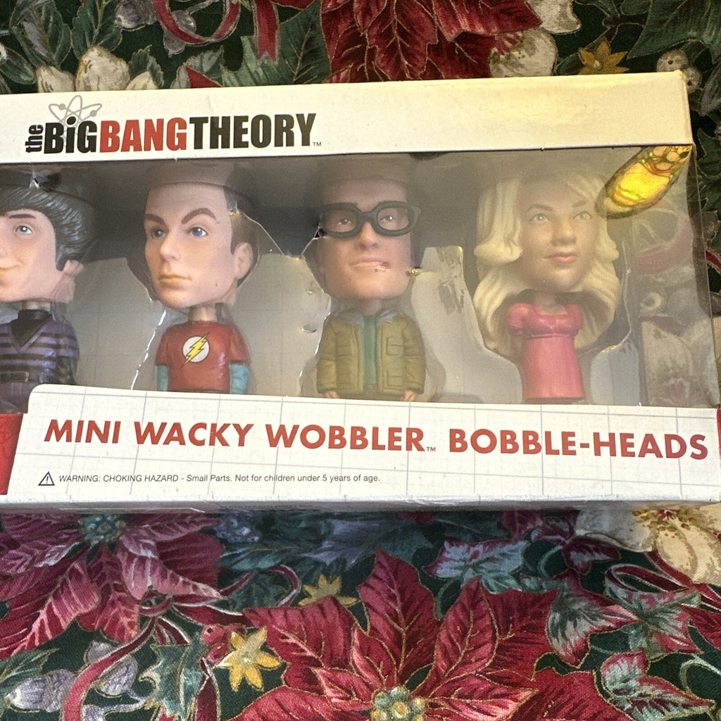 Funko Mini Wobbler Set- Big Bang Theory (Sheldon/Leonard/Penny/Howard/Raj) BIN 62