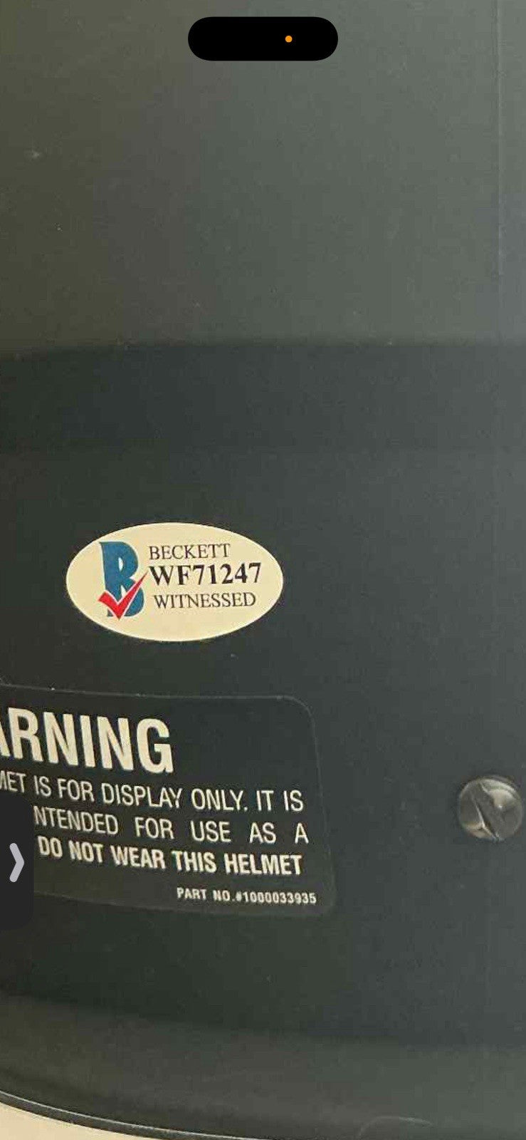 Saquon Barkley Autographed Full Size Replica Matte Black3