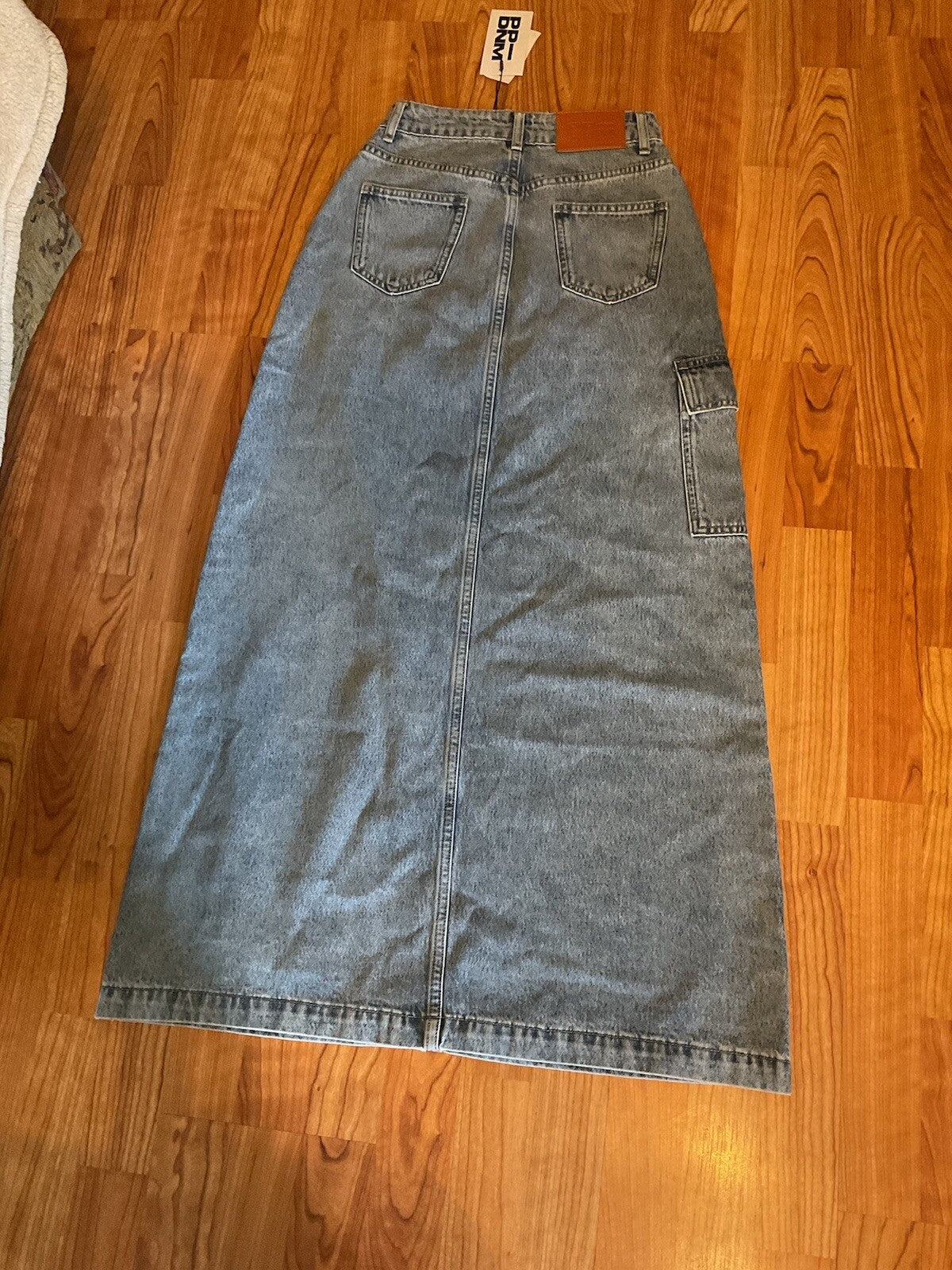 princess polly Midi skirt Denim SIZE 2 B 3530