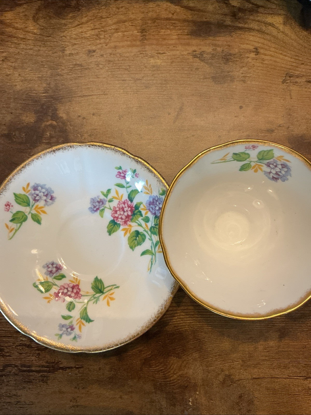 *Vintage 'Dainty Miss' Taylor And Kent Bone China Plate And Tea Cup CHN 181
