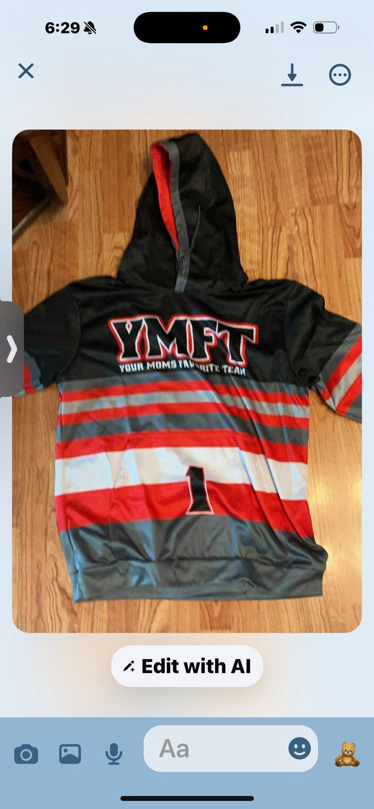 Juno Athletics - “YOUR MOMS FAVORITE TEAM” #1 Hoodie Size XL0