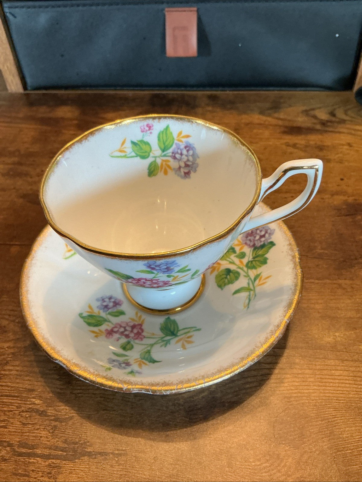 *Vintage 'Dainty Miss' Taylor And Kent Bone China Plate And Tea Cup CHN 180