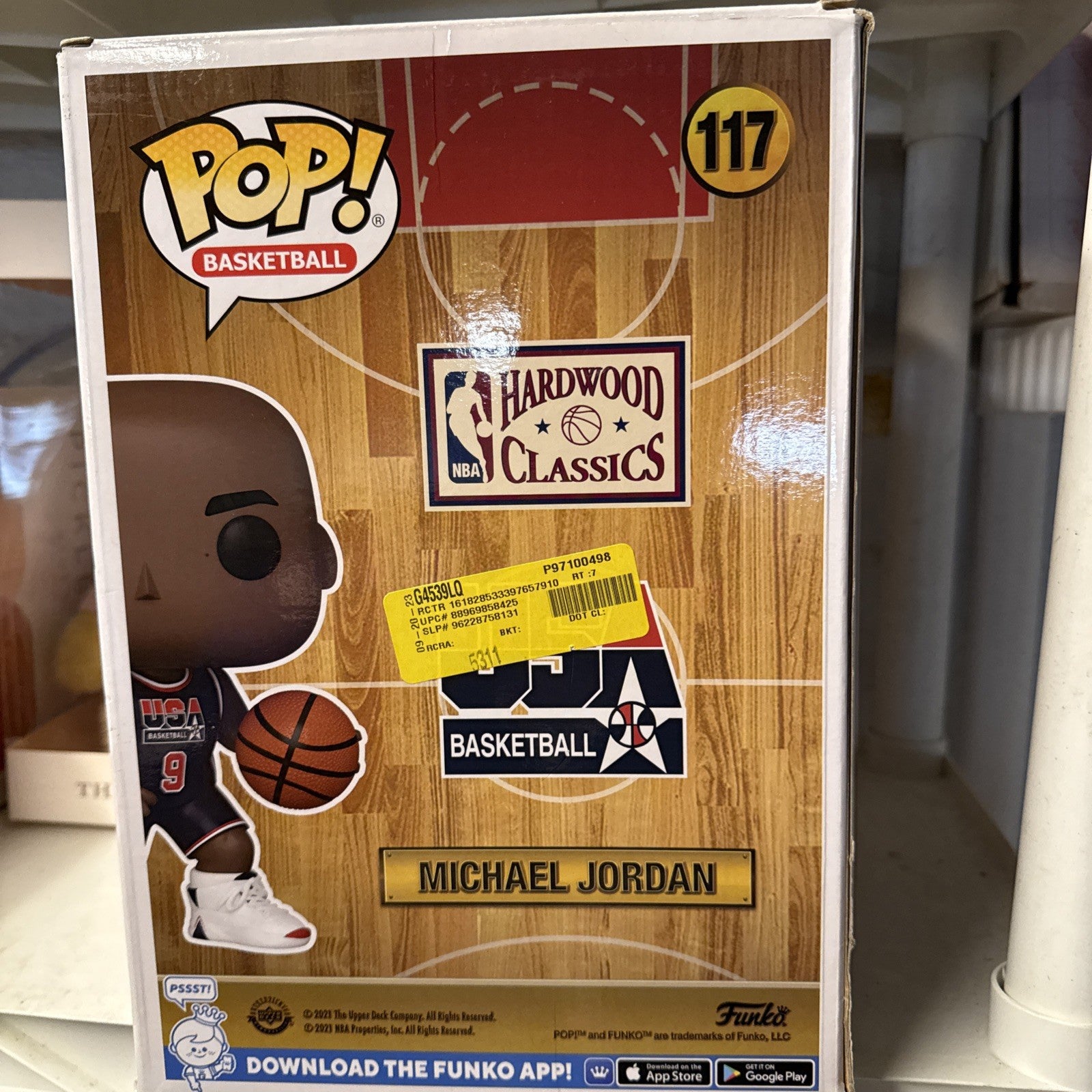 Funko Pop Basketball Michael Jordan 117 10"  Figure Walmart Exclusive NEW BS21