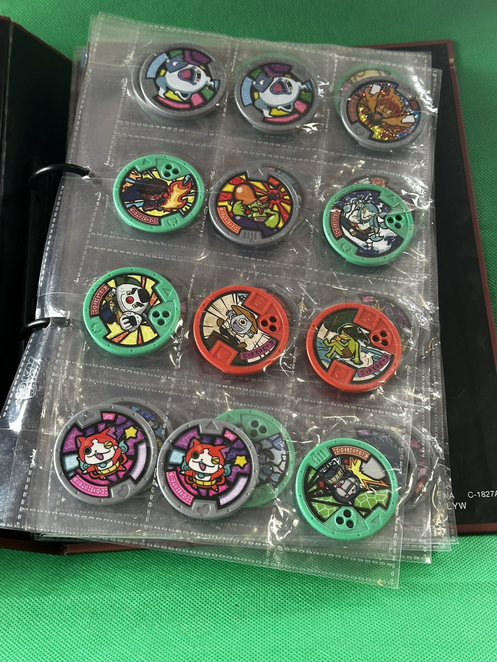 Yo-KAI Watch Hasbro Lot of (53) Medals with Yokai Binder Pages Series 2015 BIN 95