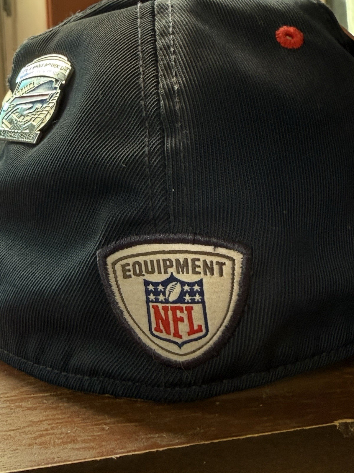 Buffalo Bills Signed Hat Plus 2008, 2009 Season Pass, and 60th Pins -size L/XL5