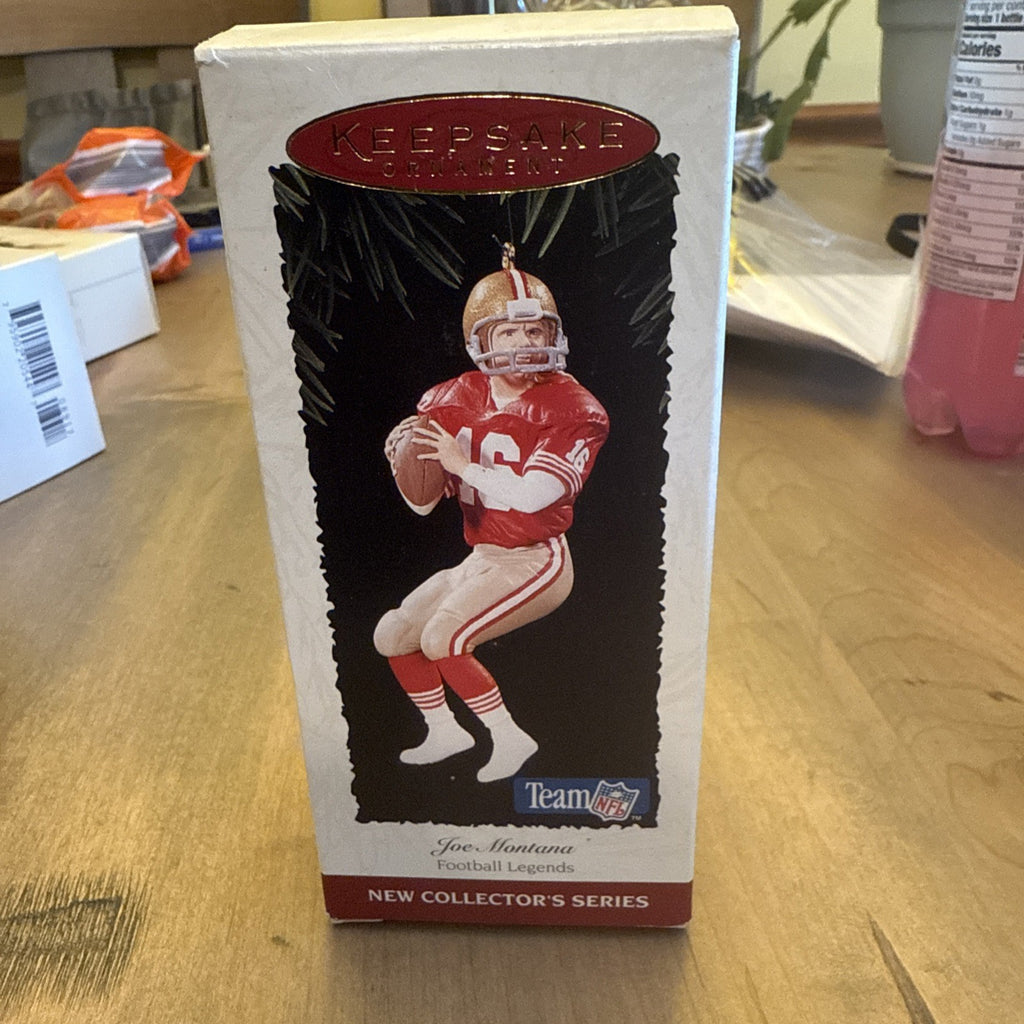 1995 Hallmark Ornament - Joe Montana San Francisco 49ers BIN 990