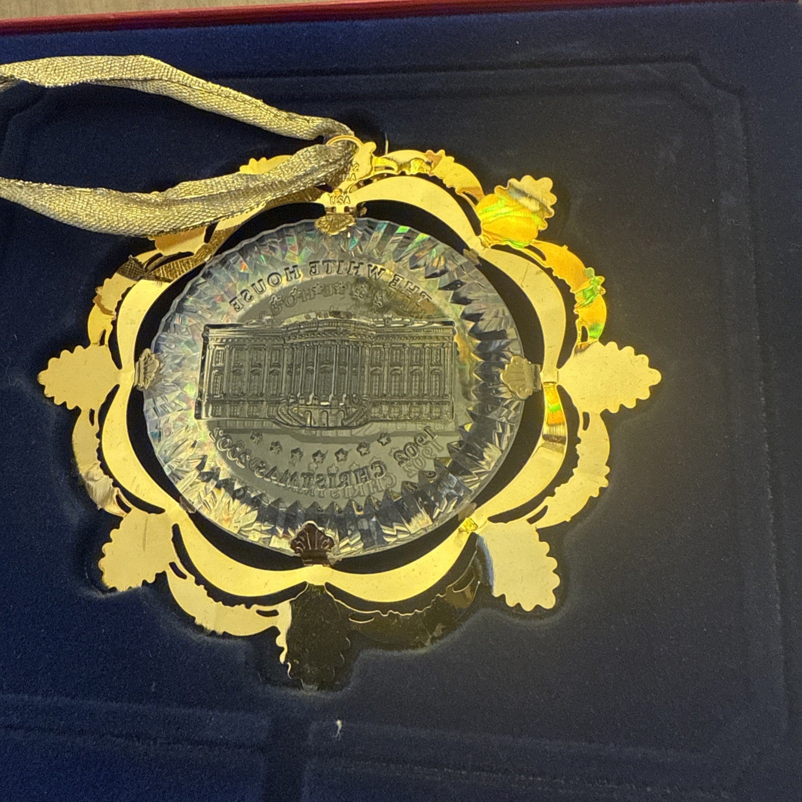 The White House Historical Association 2002 Christmas Ornament BIN 993