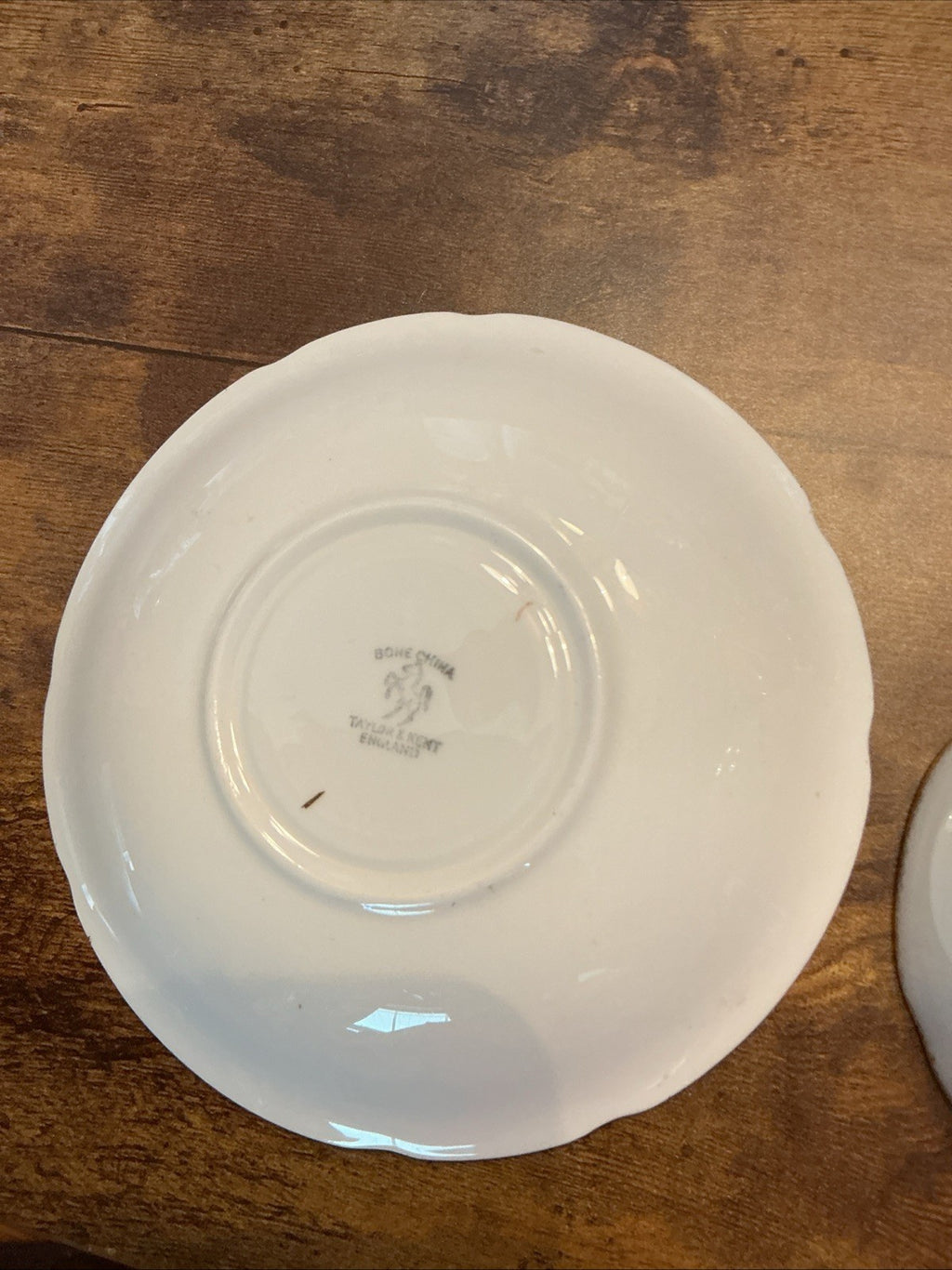 *Vintage 'Dainty Miss' Taylor And Kent Bone China Plate And Tea Cup CHN 183