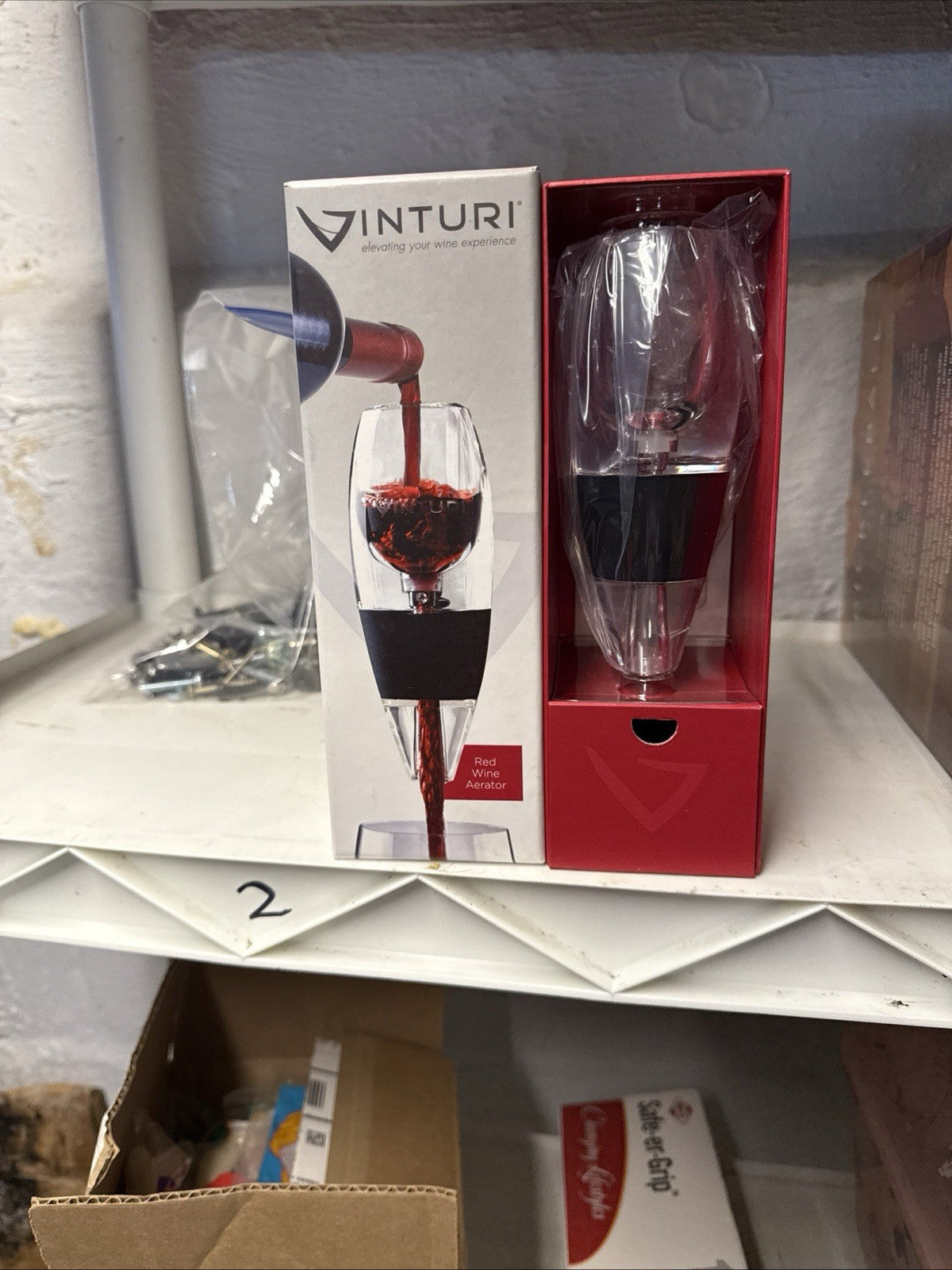 Wine Aerator Vinturi Essential New  Stand Filter Quick Glass Kitchen XMAS SHE 10