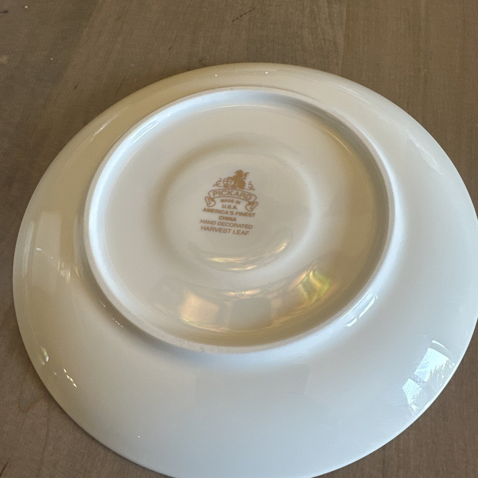 PICKARD HARVEST LEAF CUP & SAUCER"  0511G. CHN 392