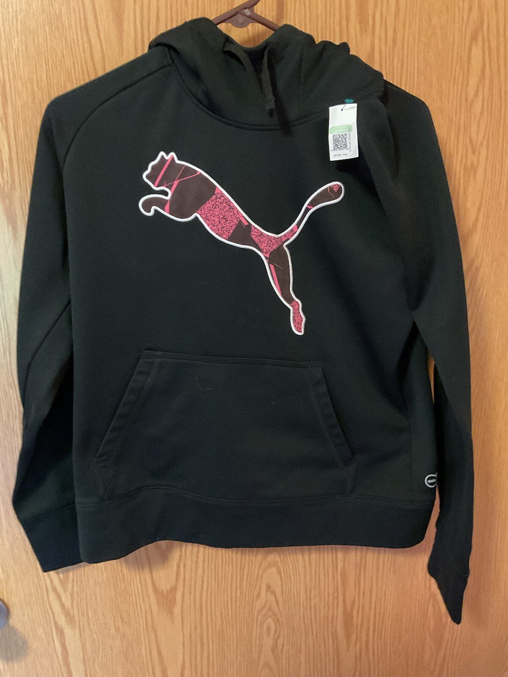 PUMA Women's Hoodie Black Size Large NEW BIN 61