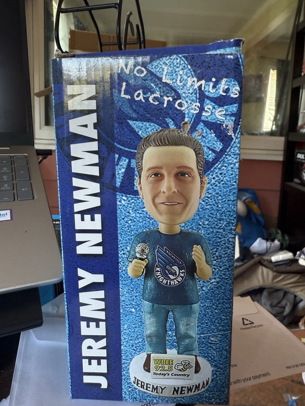 Rochester Knighthawk bobblehead doll figure figurine Jeremy Newman NEW SHE 50