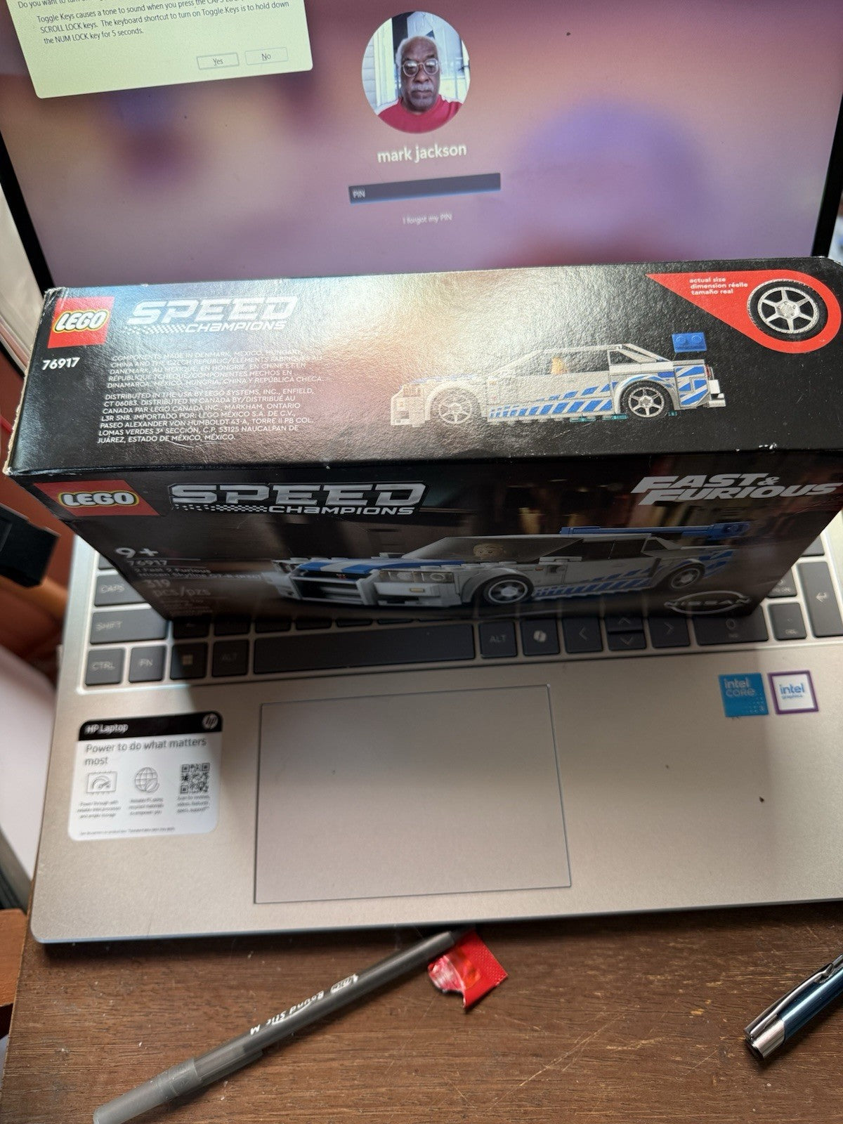 New LEGO 76917 2 Fast 2 Furious Nissan Skyline GT-R Building Toy 319 Pcs 9+ SHE2