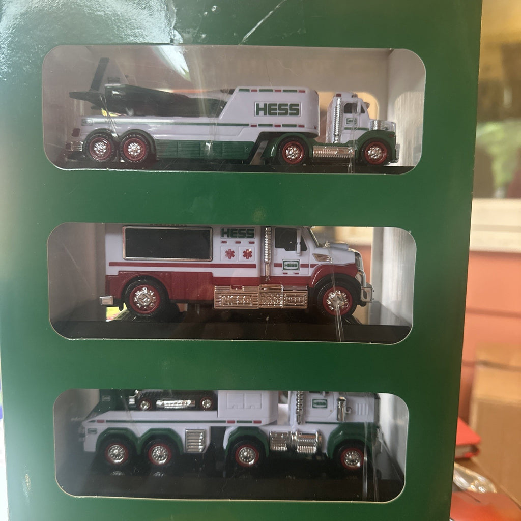 Hess 2024 Mini Collection Toy Truck Jet, Ambulance, Truck, Tractor Brand New1