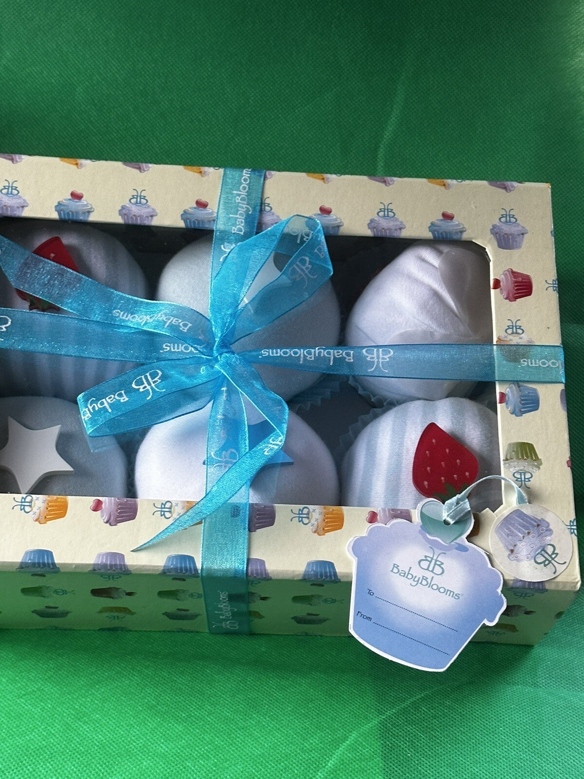 “BABYBLOOMS”  Baby Shower Gift Shirts, Pants, And Bibs boys 06-12 Mos BIB 10