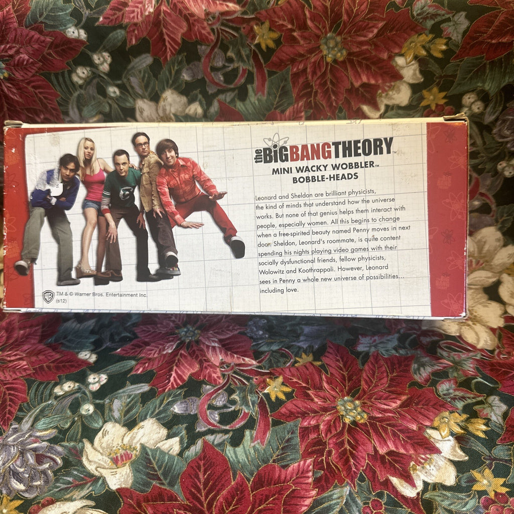 Funko Mini Wobbler Set- Big Bang Theory (Sheldon/Leonard/Penny/Howard/Raj) BIN 63