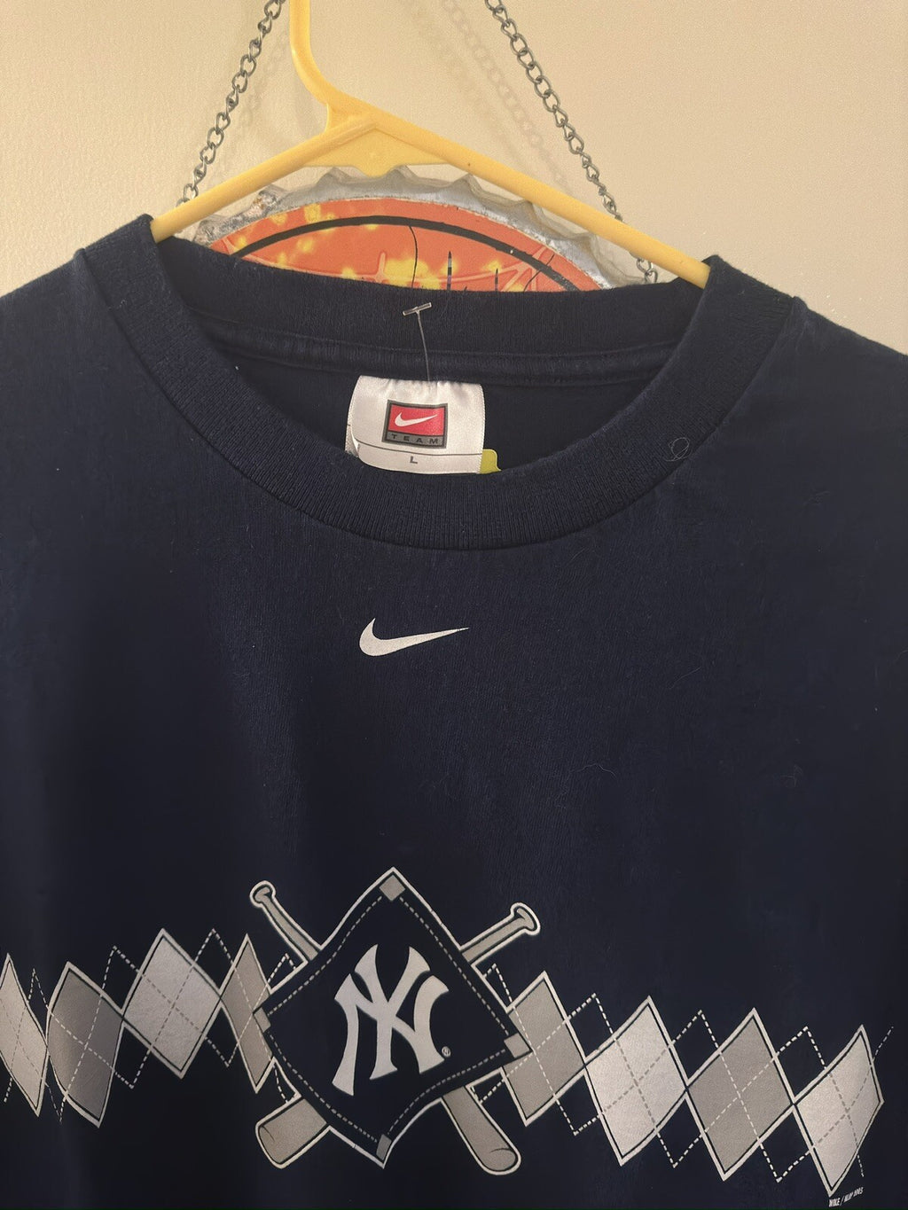 Nike Men's NY Yankees Baseball Shirt - 2005 Edition LARGE BIN 61