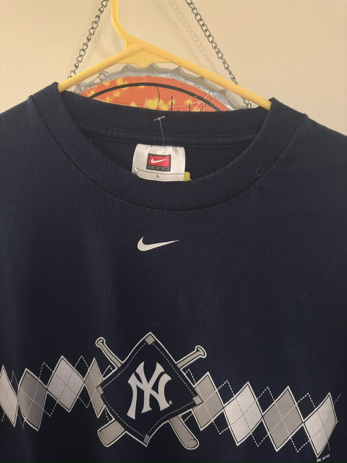 Nike Men's NY Yankees Baseball Shirt - 2005 Edition LARGE BIN 61