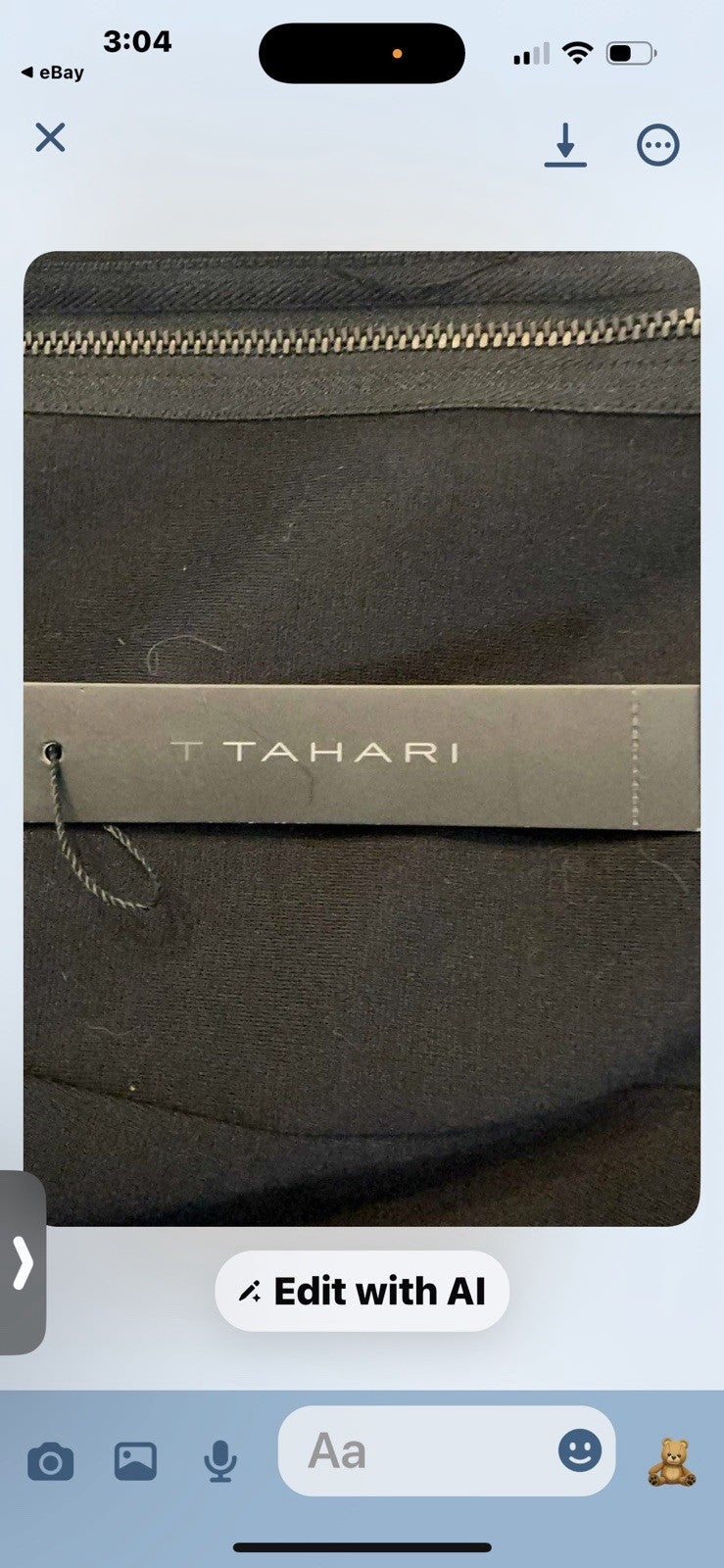 Womens Eli Tahari Black Skirt Size 6 NWT  BIN 32