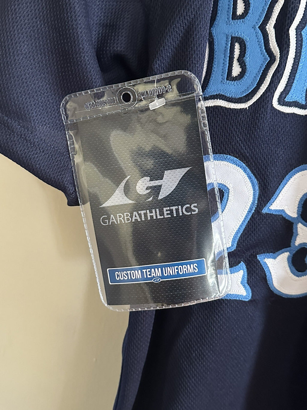 NWT Garb Athletics Salesman Sample Baseball Jersey Bandits (N)4