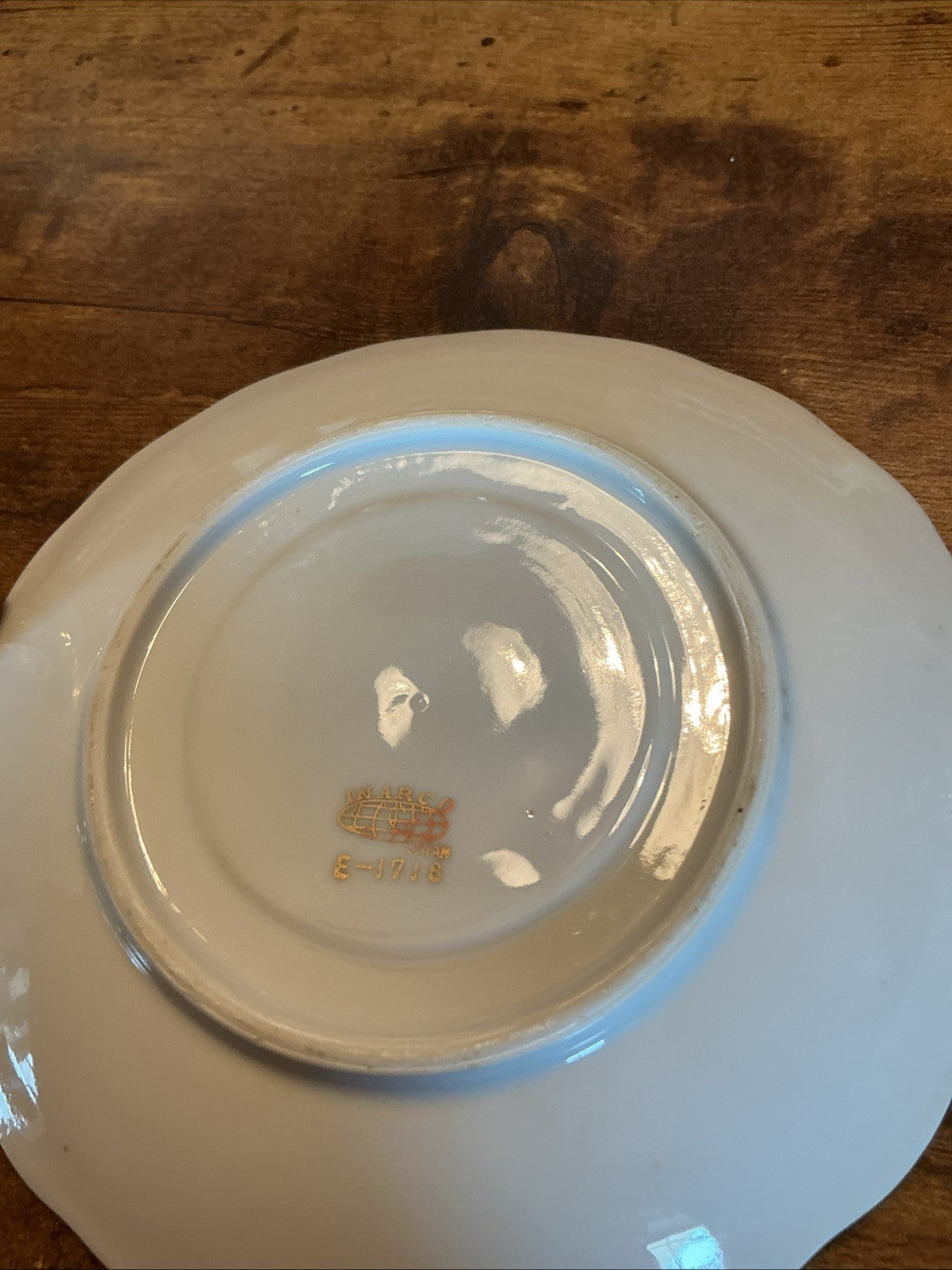 Vintage Hand Painted Harvest Fruit Apple Grapes Banana Cup Saucer CHN 132