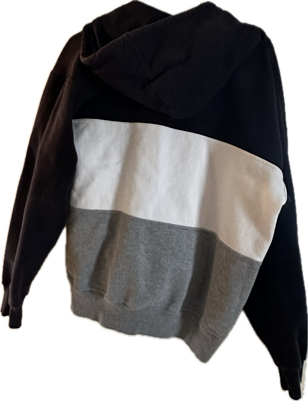 Manchester United 3-Stripes Track Jacket, Gray/White and Black SZ LARGE BG 5871