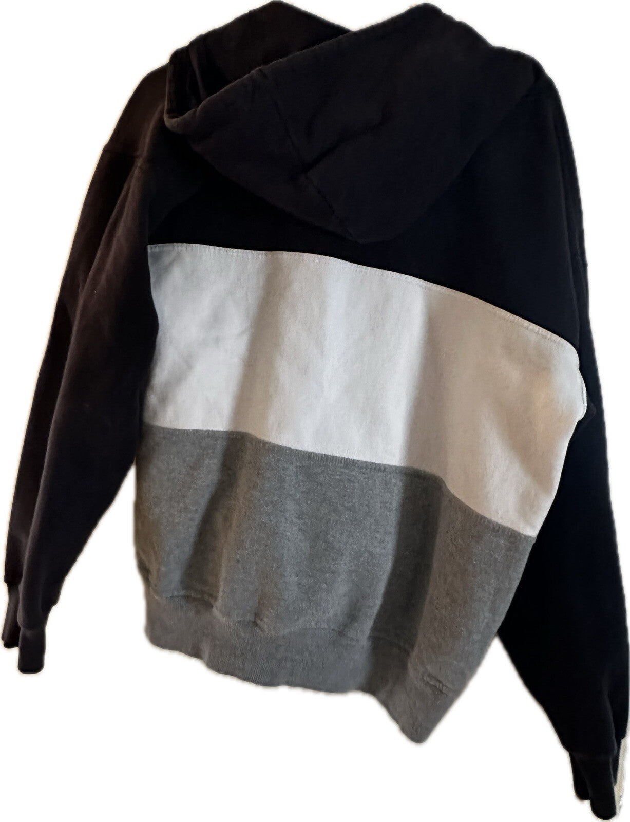 Manchester United 3-Stripes Track Jacket, Gray/White and Black SZ LARGE BG 5871