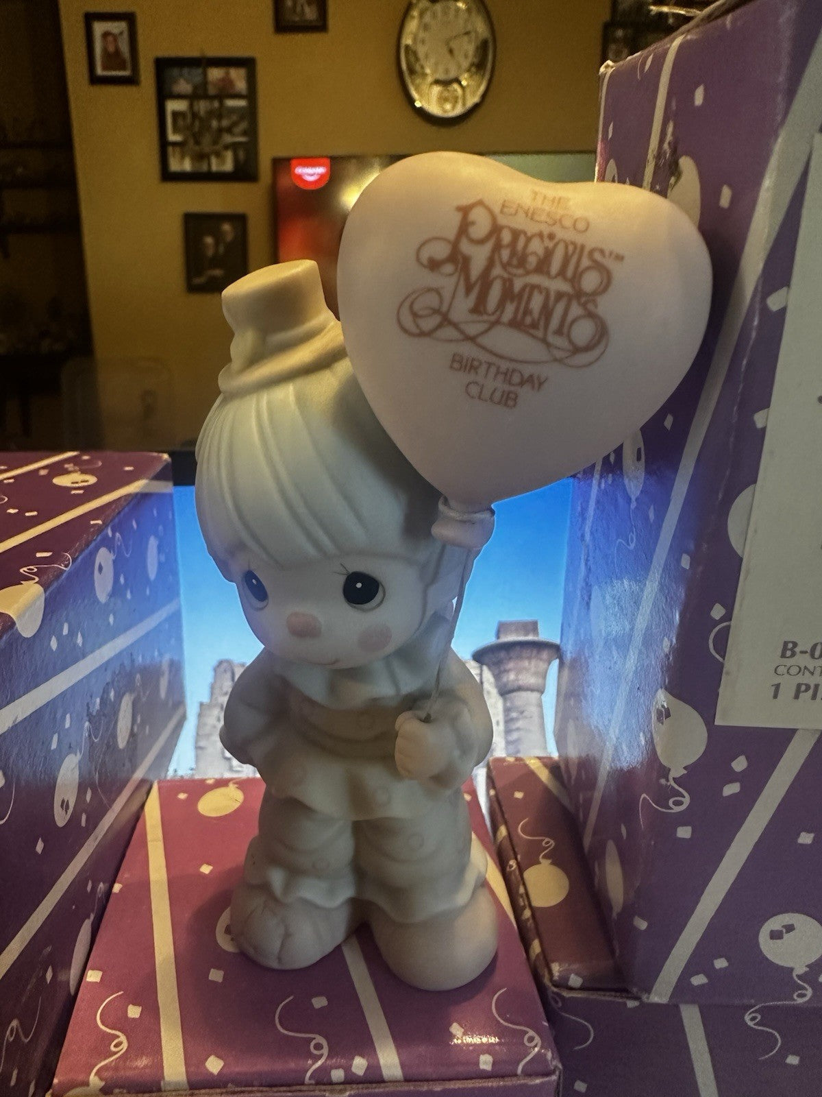 5 Precious Moments Member Only Figurines In Boxes B-0104 Through B-0108   XMAS5