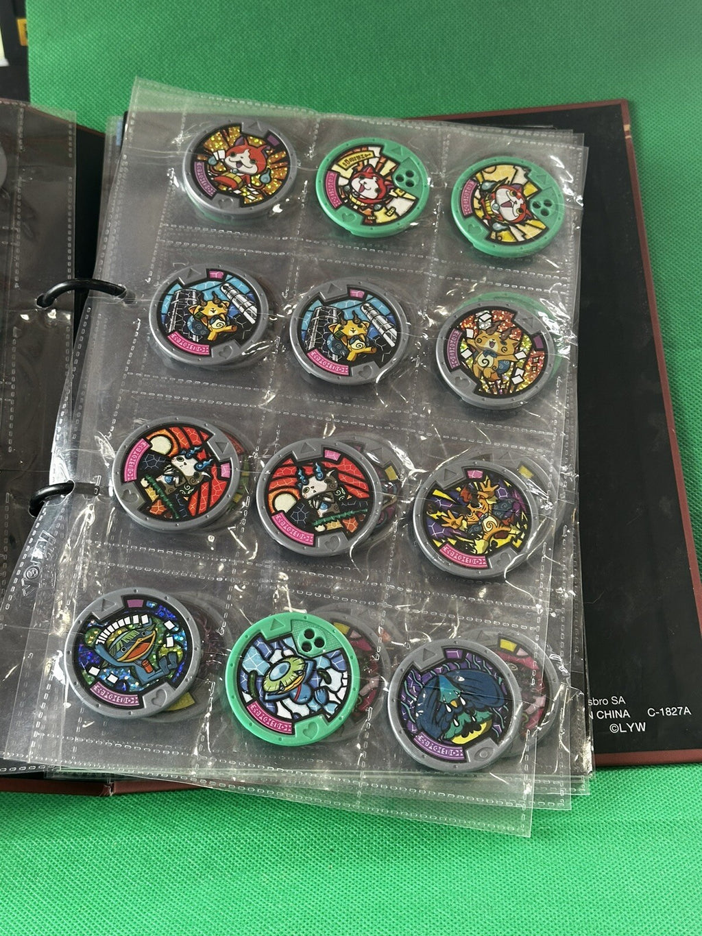Yo-KAI Watch Hasbro Lot of (53) Medals with Yokai Binder Pages Series 2015 BIN 94