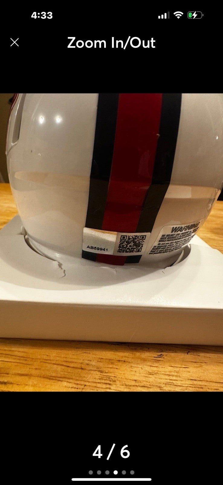 O’cyrus Torrence - Signed Buffalo Bills Speed Mini Helmet TSE COA2