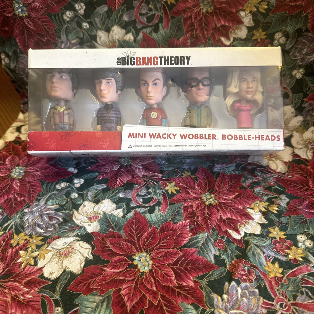 Funko Mini Wobbler Set- Big Bang Theory (Sheldon/Leonard/Penny/Howard/Raj) BIN 60