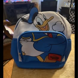 Mickey Mouse Disney Donald Duck Cosplay Mini-Backpack NEW without tags.
