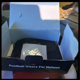 Football Visor, Universal Gold Football Visor Fits Adults, Kids, Professional
