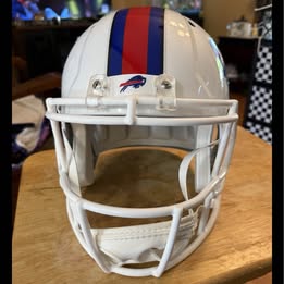 Sean McDermott Signed Buffalo Bills Full Size 2021 Speed Replica Helmet